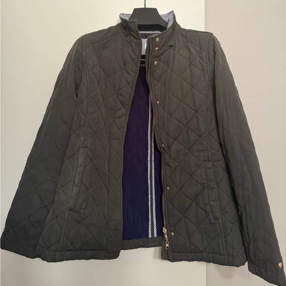 Vineyard Vines Olive Barbour Jacket - Picture 1 of 7